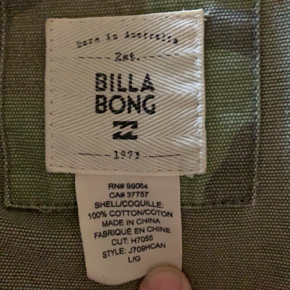 Billabong Camouflage Jacket - Picture 4 of 5